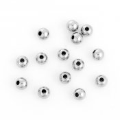 pärla, rostfritt stål, stainless steel, 3mm