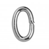 X. Oval ring 6x5mm. Rostfritt Stål. 200st