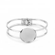 armband, platta 25mm, smyckesdelar