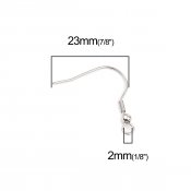 Fiskkrok, fish hook, stailess steel, rostfritt, örhängen