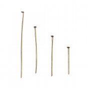 Hattpinnar mjuka mässing brons pläterad 20mm