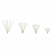 Hattpinnar mjuka mässing brons pläterad 20mm