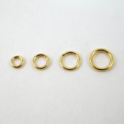 Motring metallring guldpläterad