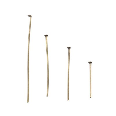 Hattpinnar mjuka mässing brons pläterad 20mm